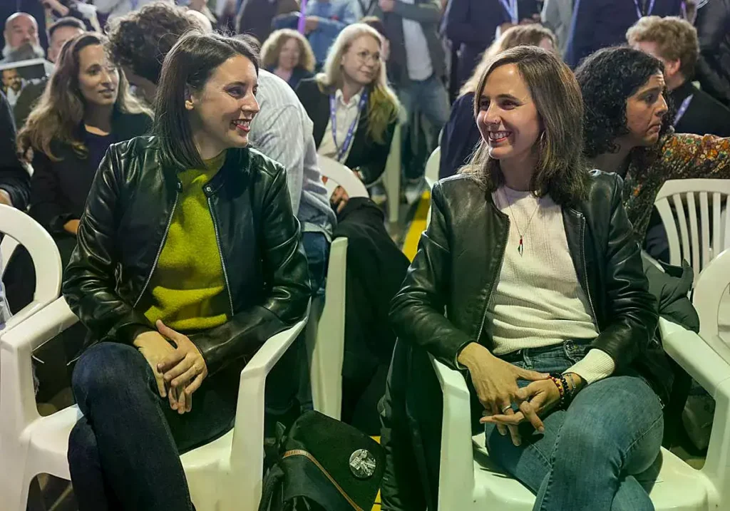 Irene Montero e Ione Belarra.