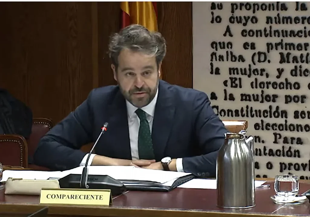 Juanfran Serrano en el Senado este martes R.C.