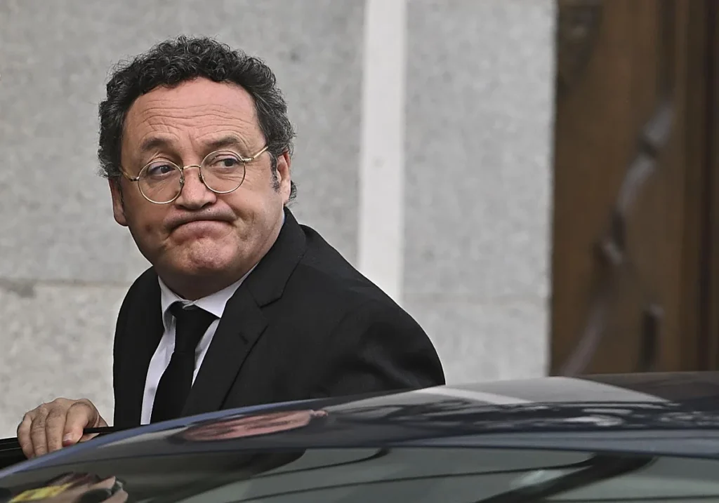 El ex fiscal general del Estado Álvaro García Ortiz a su llegada al Tribunal Supremo. EP