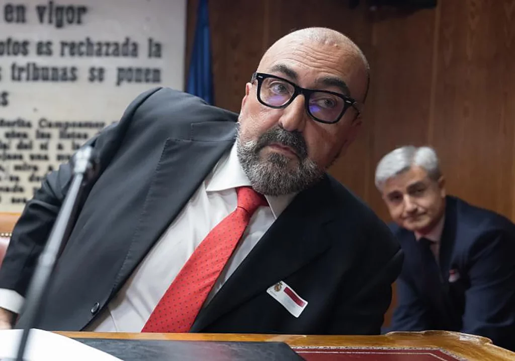 Koldo García en la comisión de investigación del Senado. EP