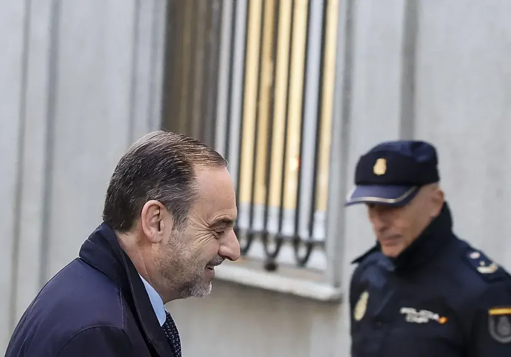 José Luis Ábalos, en una de sus comparecencias en el Supremo.