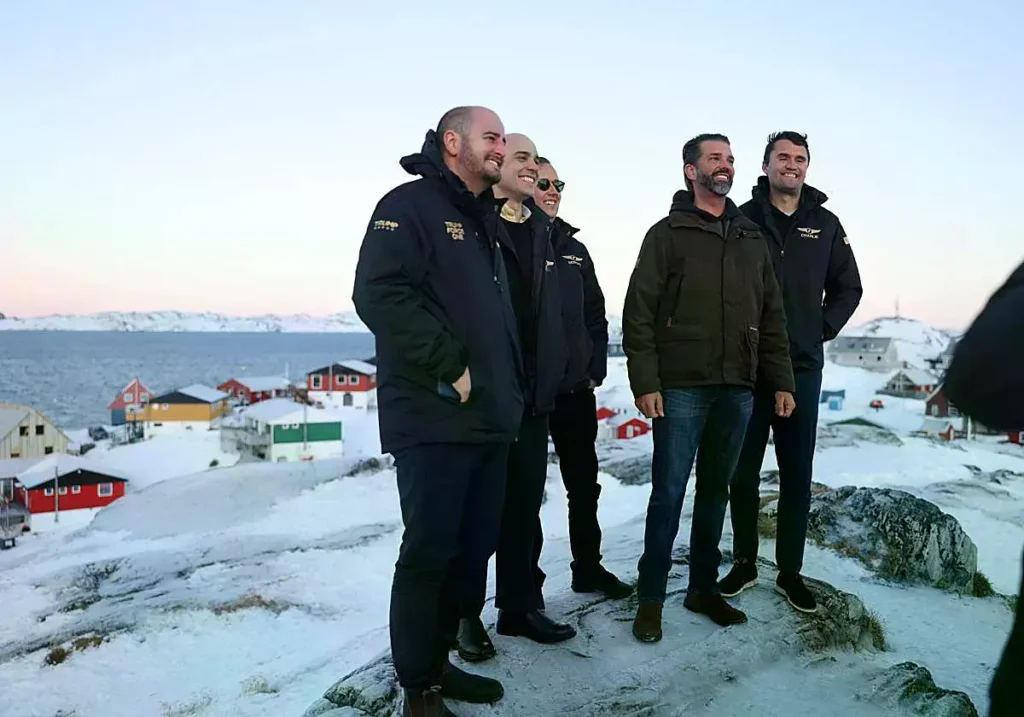 Donald Trump Jr, durante una visita a Groenlandia.