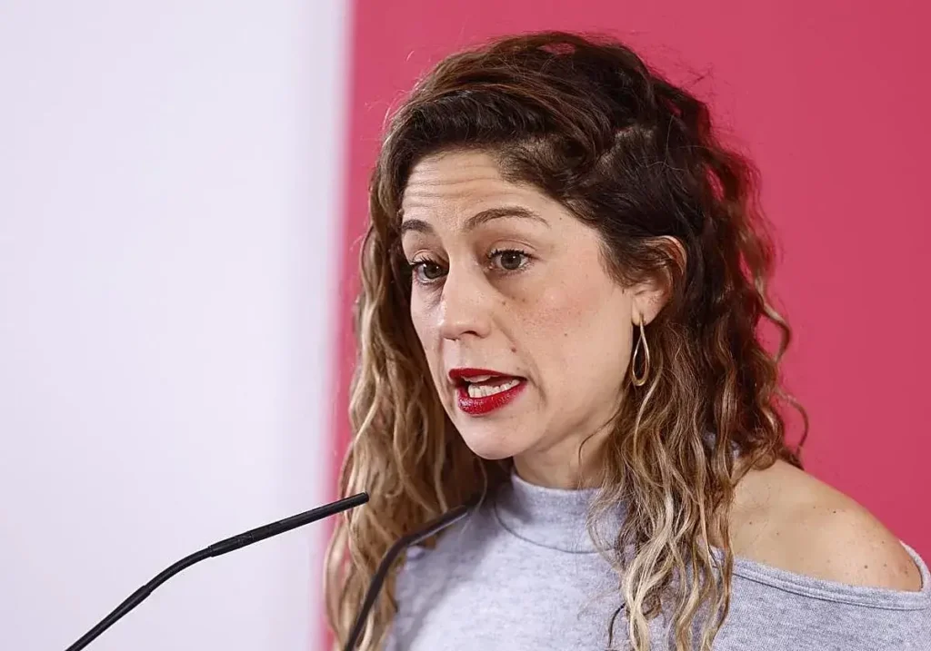 La coordinadora general de Movimiento Sumar, Lara Hernández.