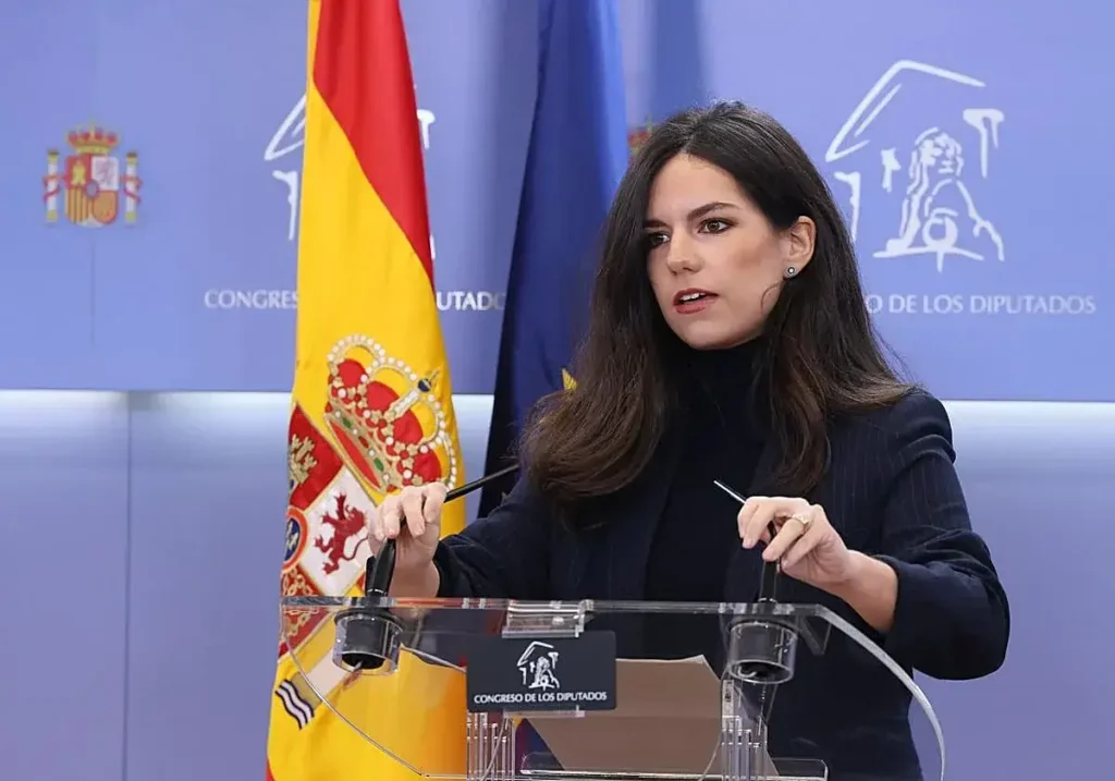 La portavoz de Vox en el Congreso, Pepa Millán.