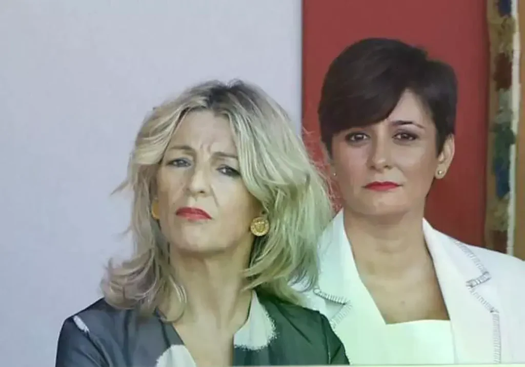 Yolanda Díaz e Isabel Rodríguez.