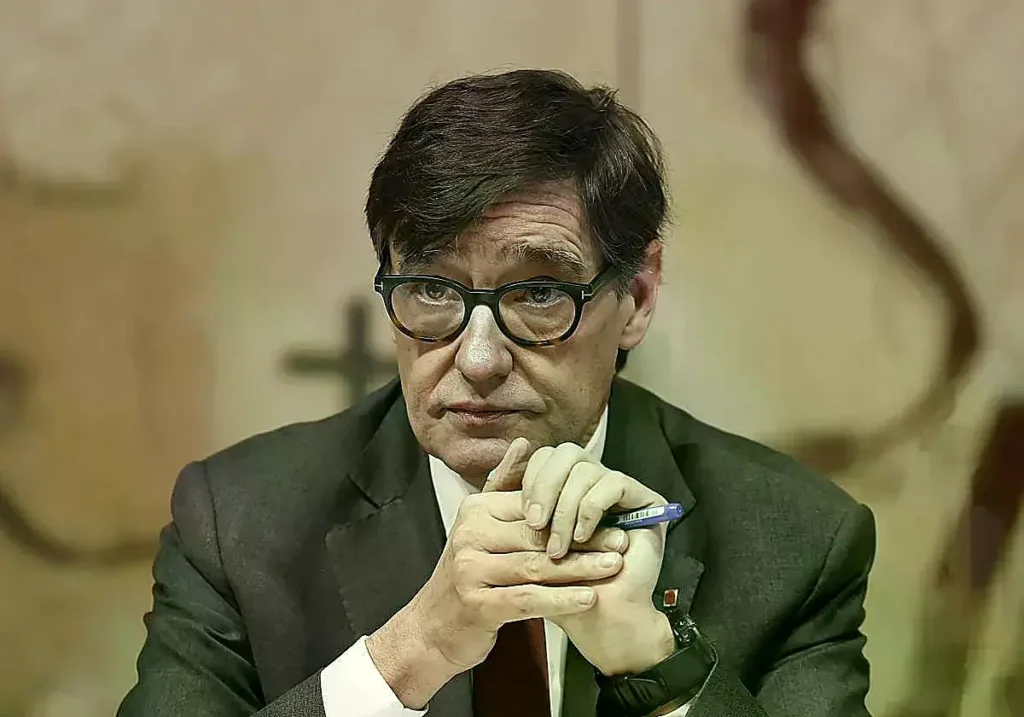 El presidente catalán, Salvador Illa, en una imagen de archivo.