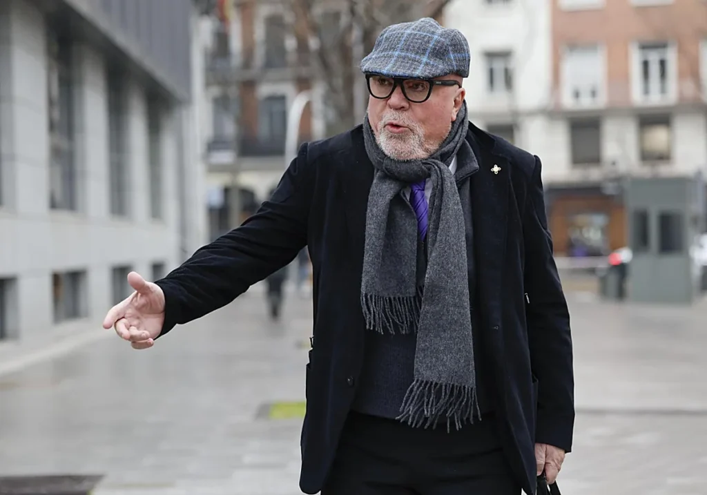 El comisario jubilado José Manuel Villarejo a su llegada a la Audiencia Nacional. EFE