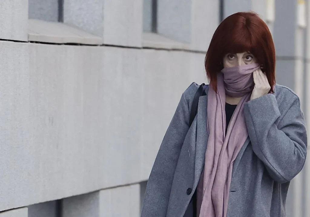 Patricia Uriz, exmujer de Koldo García, entra en la Audiencia Nacional para declarar como investigada. EFE / LA VERDAD