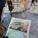 Imagen de la página contra Sánchez en el periódico gratuito de Nueva York R.C. / LA VERDAD