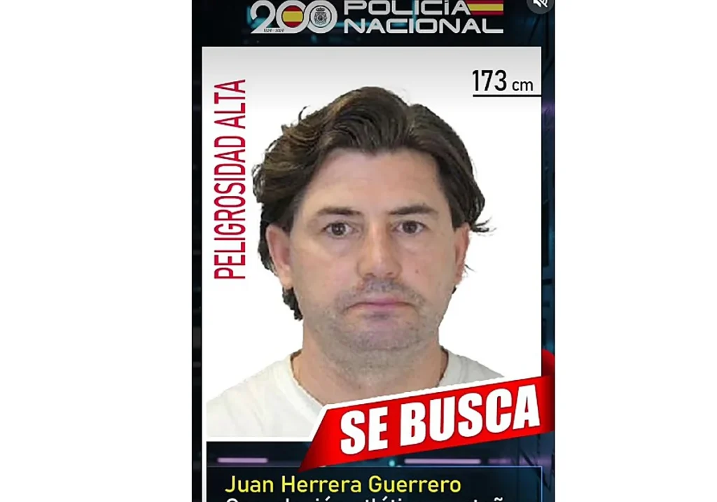 Foto de la ficha policial de Juan Herrera Guerrero Policía Nacional