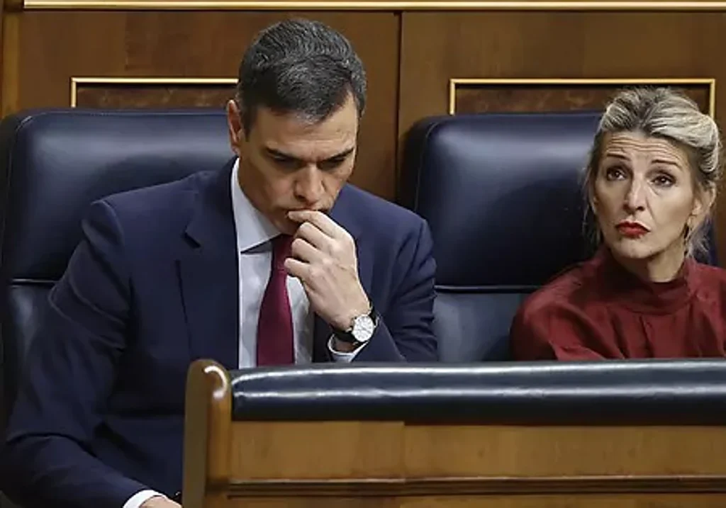 Pedro Sánchez y Begoña Gómez en el Congreso Efe