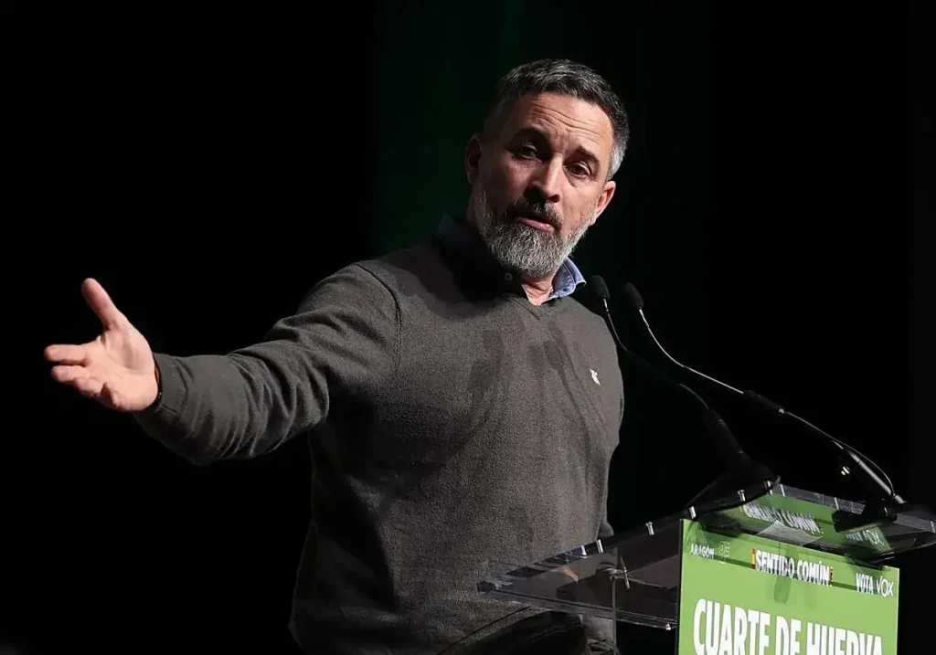 El líder de Vox, Santiago Abascal.