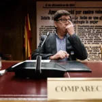 Francisco Salazar comparece en el Senado.