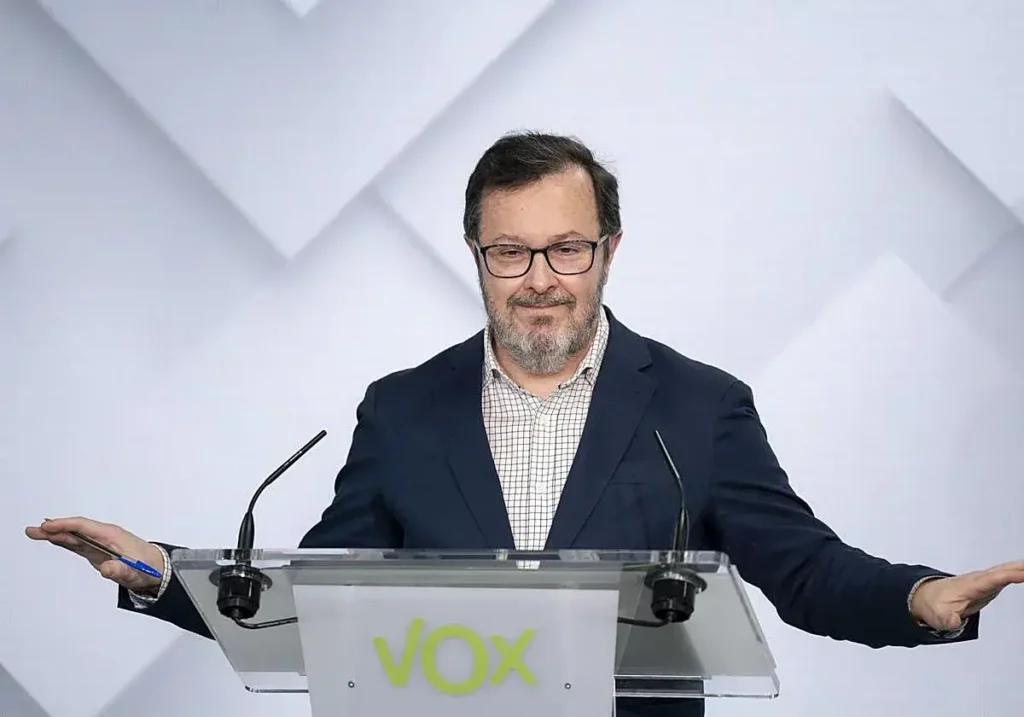 El portavoz nacional de Vox, José Antonio Fúster.