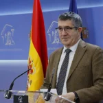El portavoz del PSOE, Patxi López, en el Congreso de los Diputados.