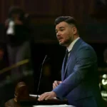 Gabriel Rufián, portavoz de ERC, en el Congreso