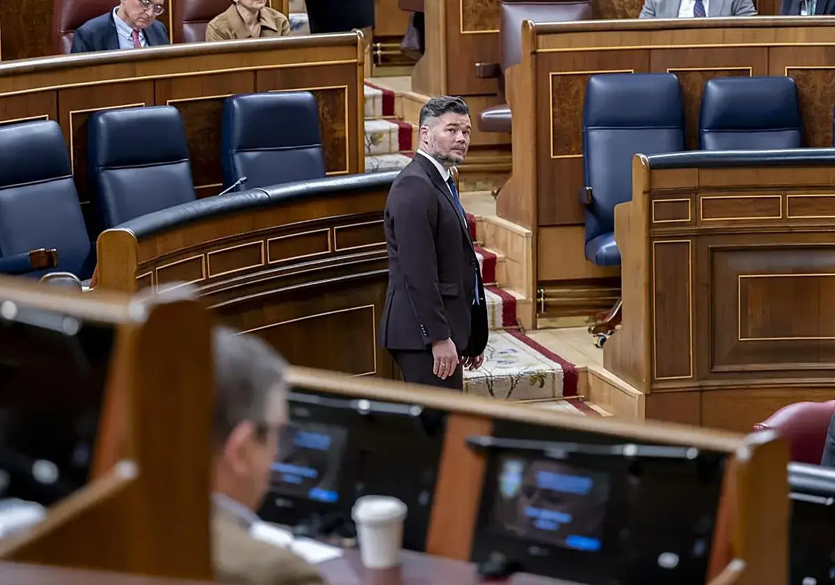 Gabriel Rufián en el Congreso de los Diputados