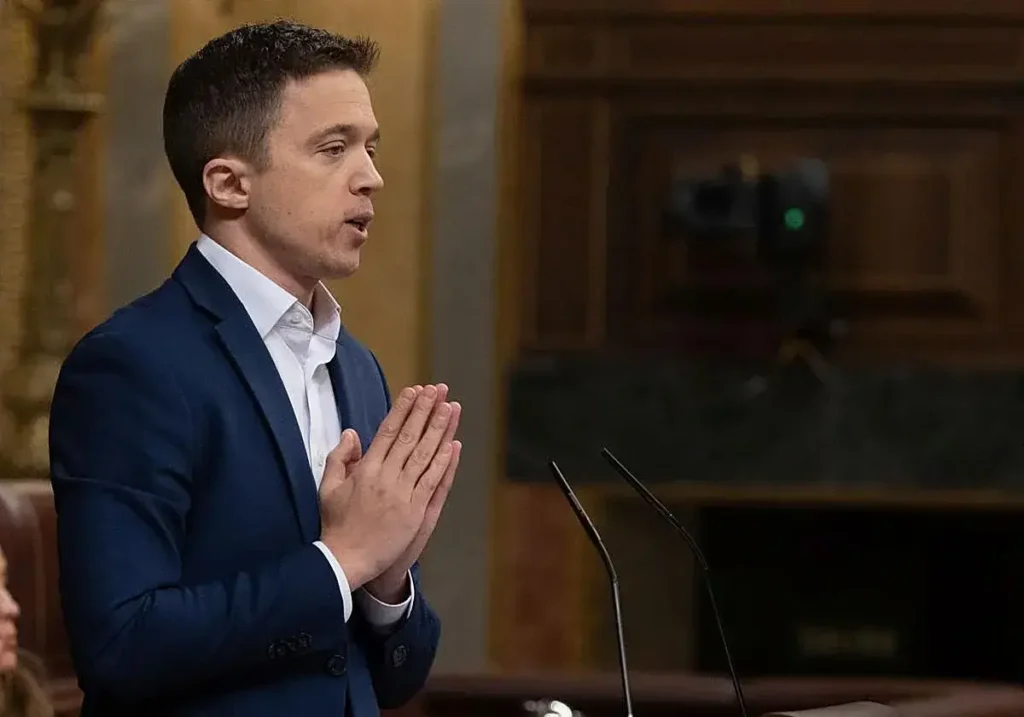 Íñigo Errejón en una sesión de control al Gobierno en diciembre de 2023.