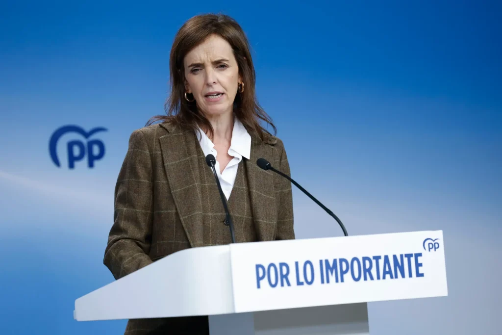 La vicesecretaria de Sanidad y Política Social del PP, Carmen Fúnez.