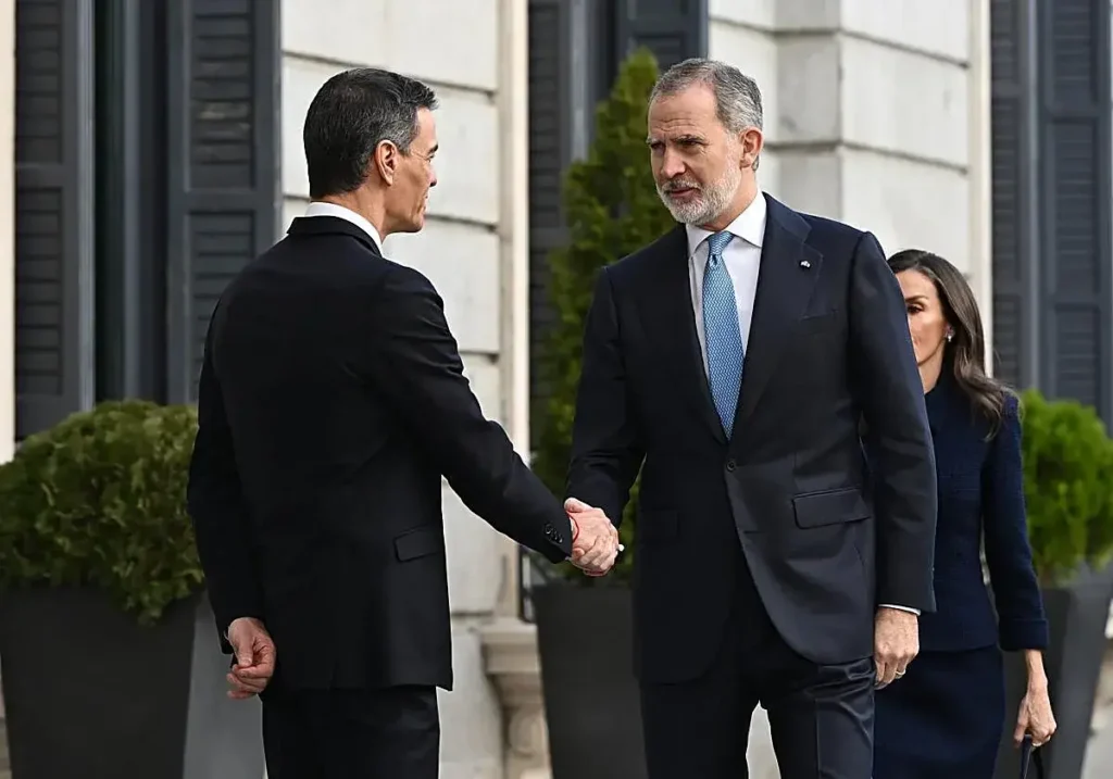 El Rey Felipe VI durante su discurso en el Congreso de los Diputados.