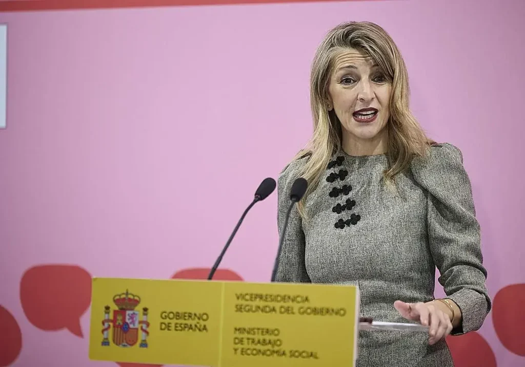 Yolanda Díaz, vicepresidenta segunda del Gobierno.