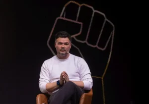 Gabriel Rufián, en un acto político.