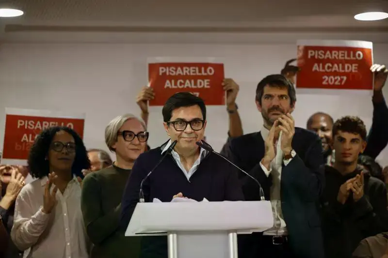 Gerardo Pisarello durante el acto de presentación de su candidatura