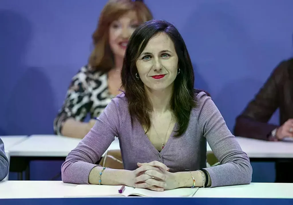 La secretaria general de Podemos, Ione Belarra.