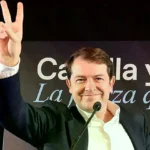 Alfonso Fernández Mañueco, tras ganar las elecciones autonómicas en 2022.