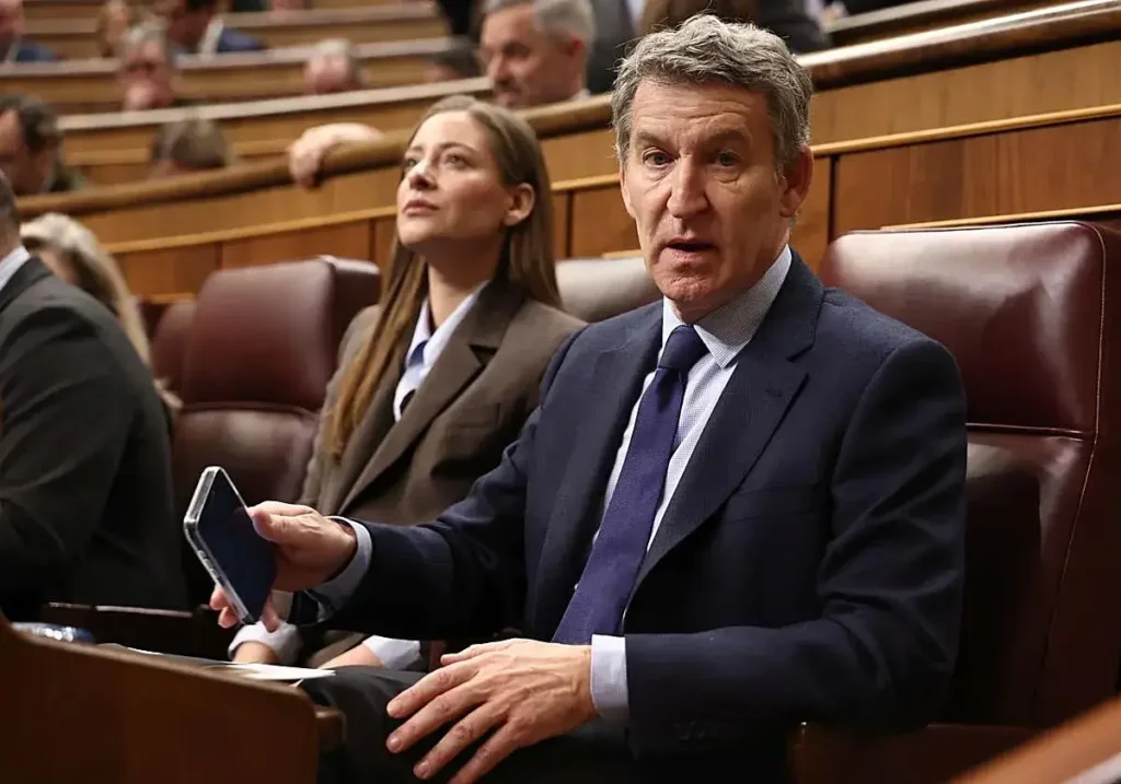 Alberto Núñez Feijóo, presidente del PP.