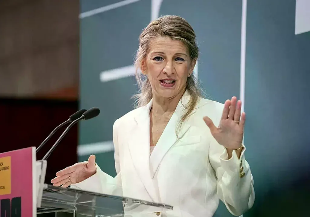 Yolanda Díaz, vicepresidenta segunda y ministra de Trabajo.