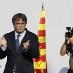 El expresidente de la Generalitat Carles Puigdemont durante su regreso temporal a Barcelona. EP / LA VERDAD