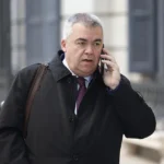 Santos Cerdán a su salida del Congreso. EP / LA VERDAD