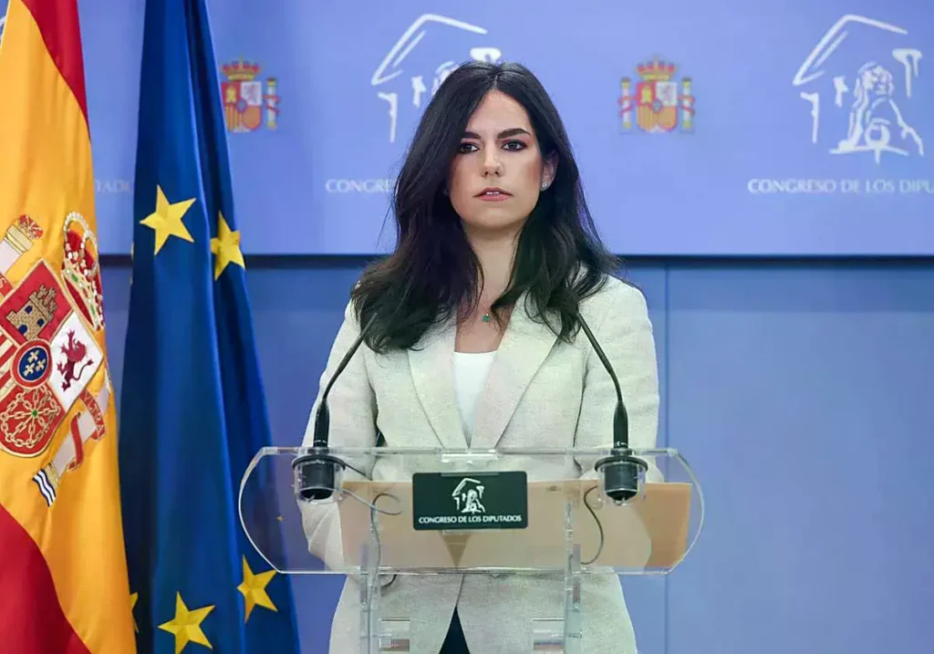 La portavoz de Vox en el Congreso, Pepa Millán.