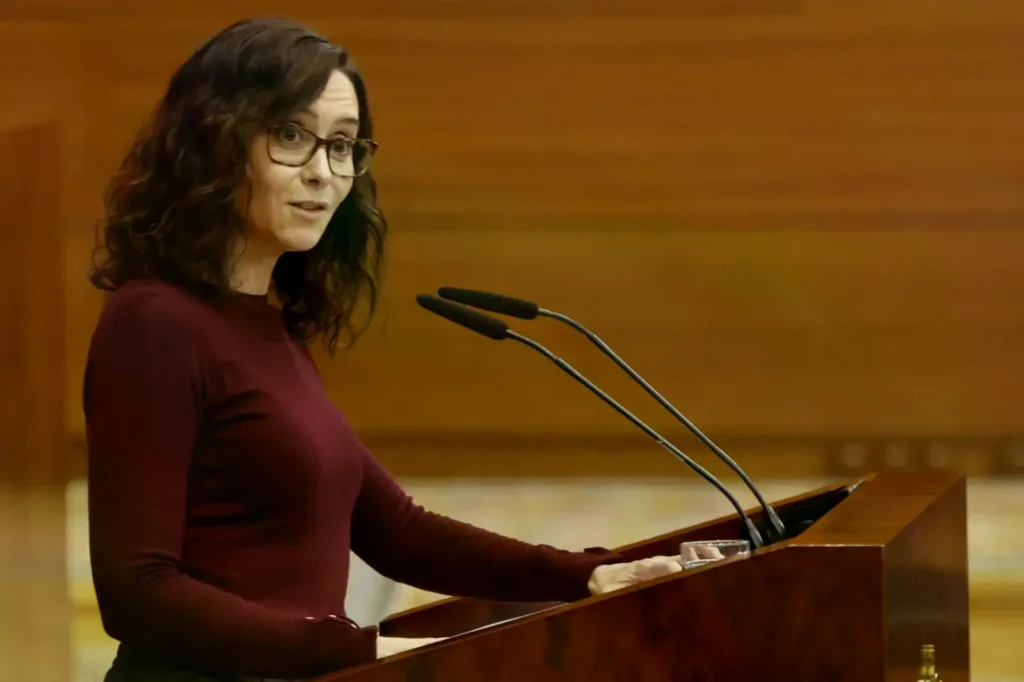 La presidenta de la Comunidad de Madrid, Isabel Díaz Ayuso.