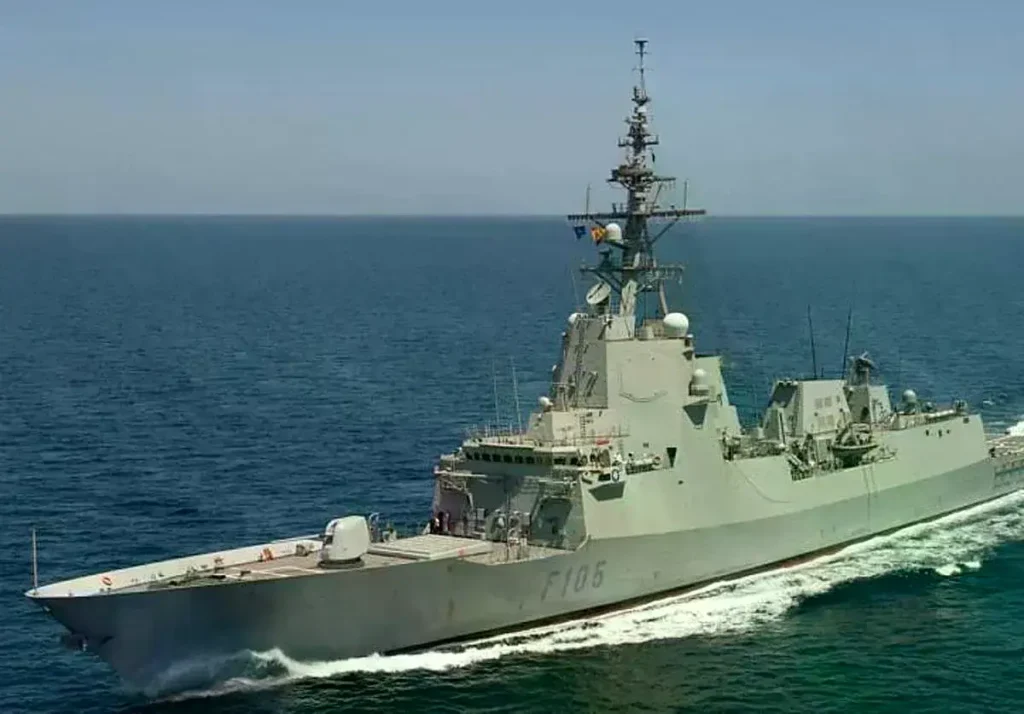 La fragata de la armada española 'Cristobal Colón'.