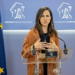 La líder de Podemos, Ione Belarra, este martes en el Congreso.