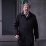 Antxon Alonso a su llegada al Parlamento de Navarra