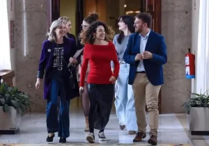 Portavoces del grupo parlamentario de Sumar en el Congreso.