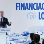 Elías Bendodo durante un acto del Partido Popular.