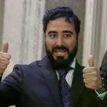 Luis 'Alvise' Pérez a su entrada en el Tribunal Supremo para declarar