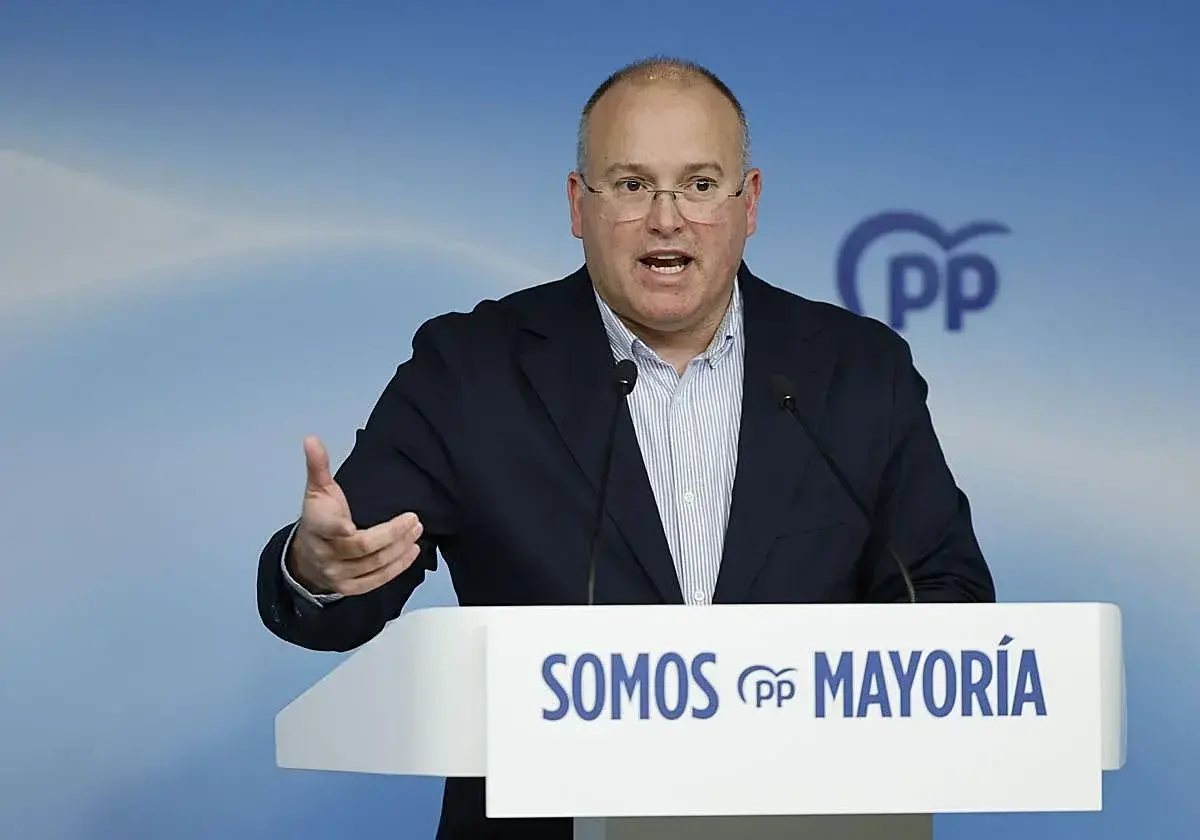 El secretario general del PP, Miguel Tellado.