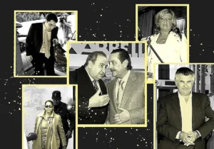 Despliegue policial durante la operación Malaya en Marbella.