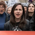La secretaria general de Podemos, Ione Belarra.