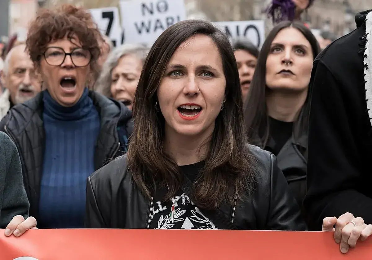 La secretaria general de Podemos, Ione Belarra.