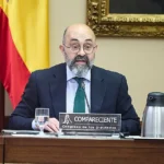 Luis Pedro Marco de la Peña este martes en el Congreso
