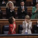 María Jesús Montero en el hemiciclo del Congreso de los Diputados