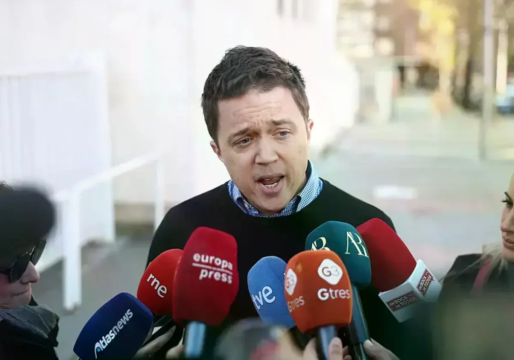 Íñigo Errejón a su llegada a los Juzgados de Madrid.