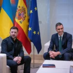 El presidente Pedro Sánchez en la última reunión con el ucraniano Volodímir Zelenski en la Moncloa en noviembre pasado. EP