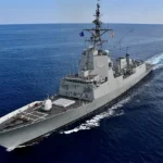 Fragata Cristóbal Colón, modelo F-105 y con una tripulación de 205 efectivos, en una operación de la OTAN. Ministerio de Defensa / LA VERDAD